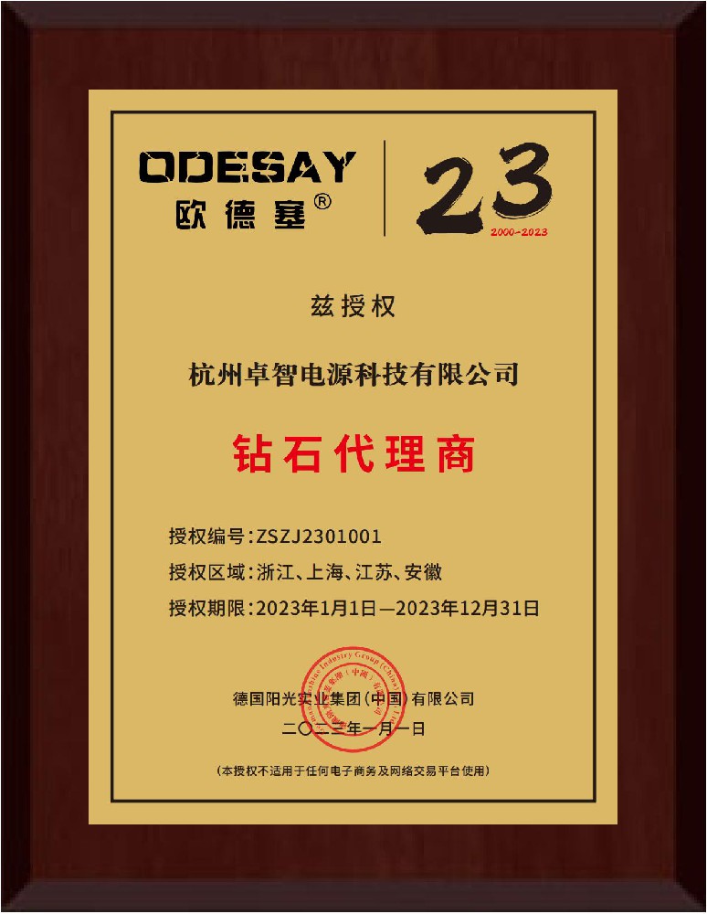 歐德塞2023年授權書